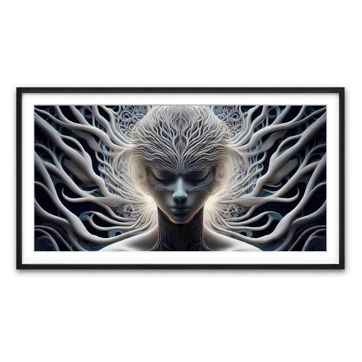 Framed Print 2x1 Black