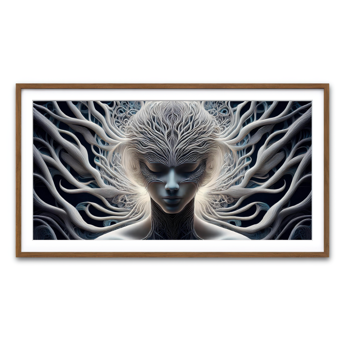 Framed Print 2x1 Walnut