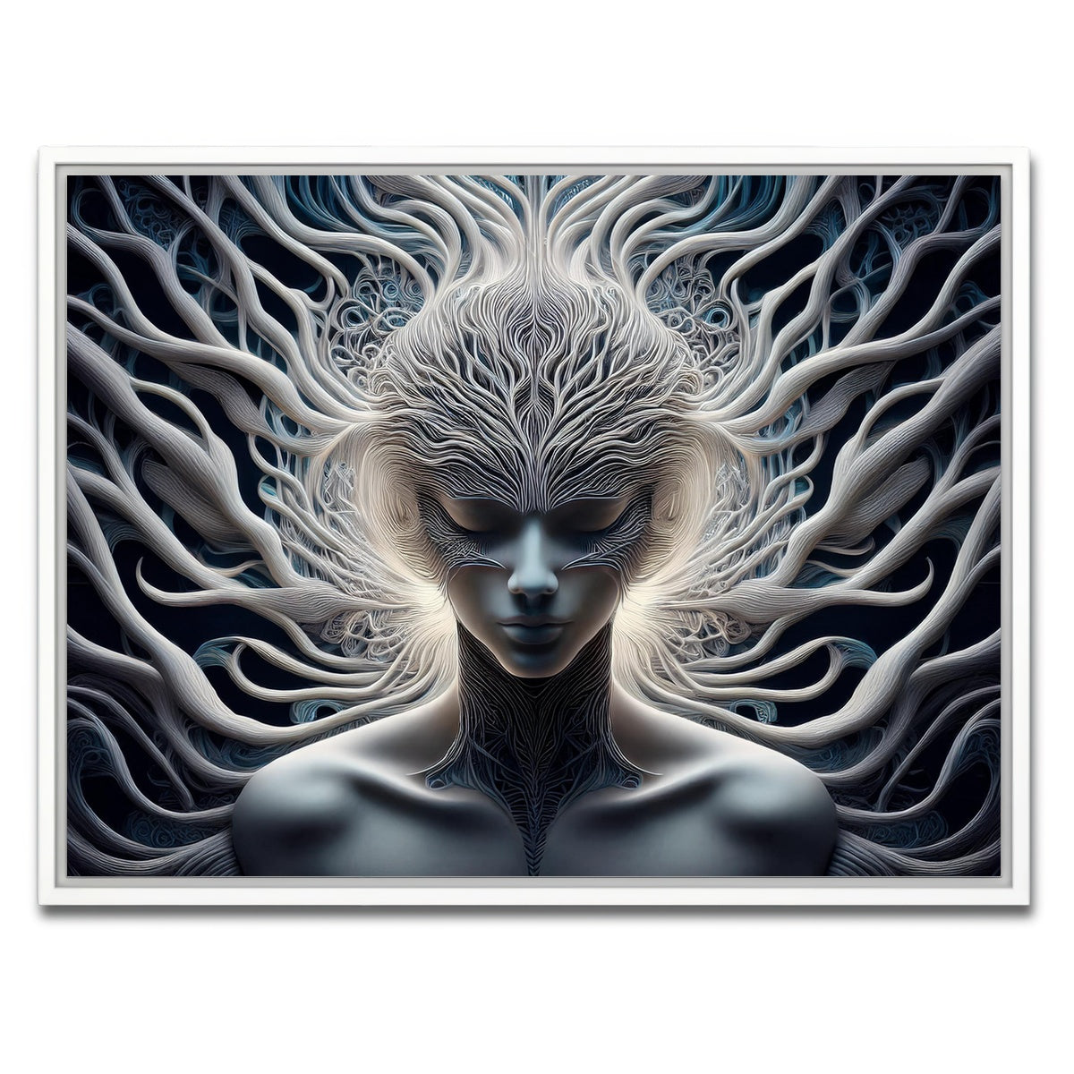 AUTO-MOCKUP WHITE | Mind Control | 1 Piece | White Framed Canvas | group=4x3