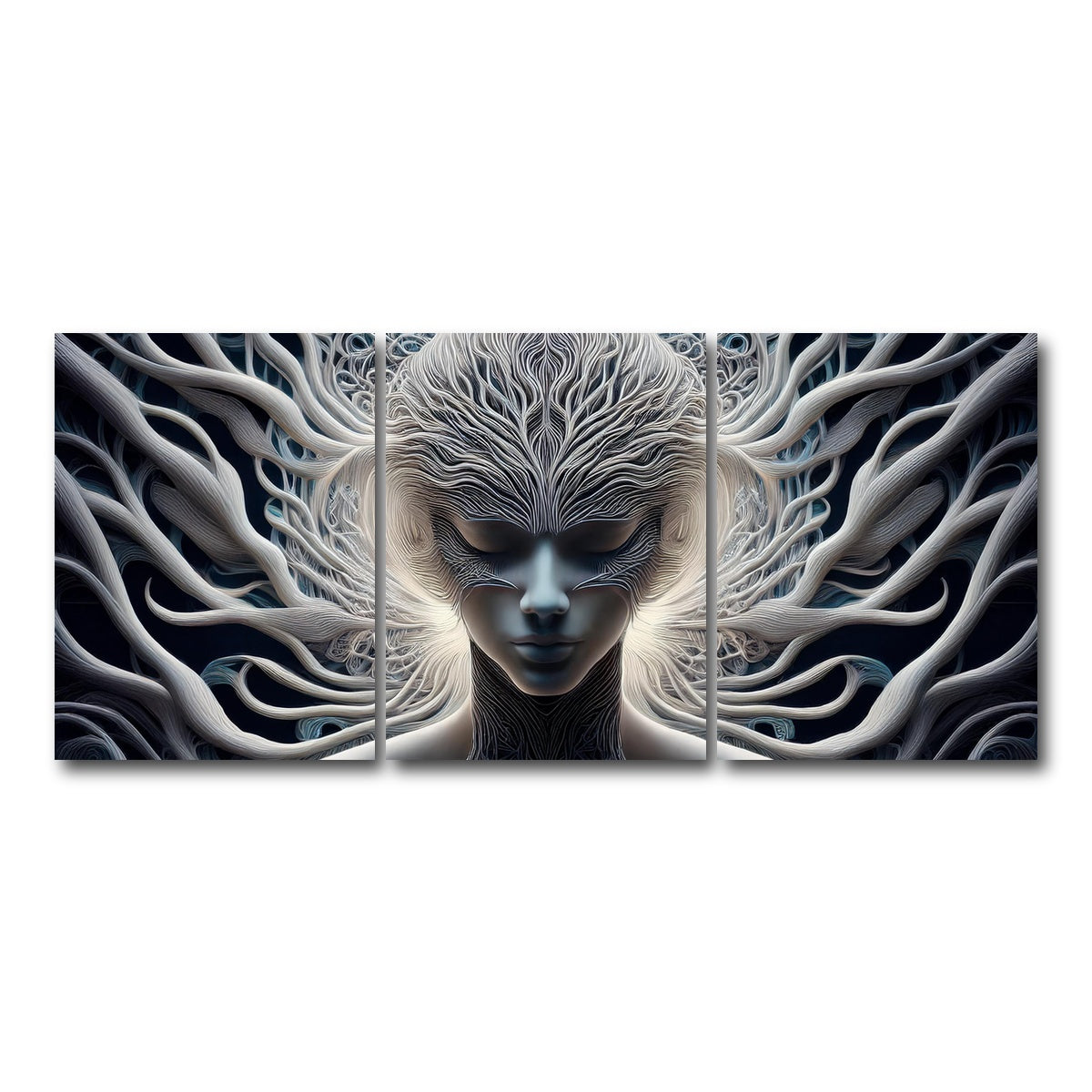 AUTO-MOCKUP WHITE | Mind Control | 3 Piece | Gallery Wrap Canvas | group=18x24