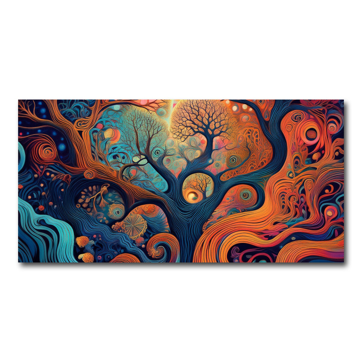 AUTO-MOCKUP WHITE | Mind Jungle | 1 Piece | Gallery Wrap Canvas | group=2x1