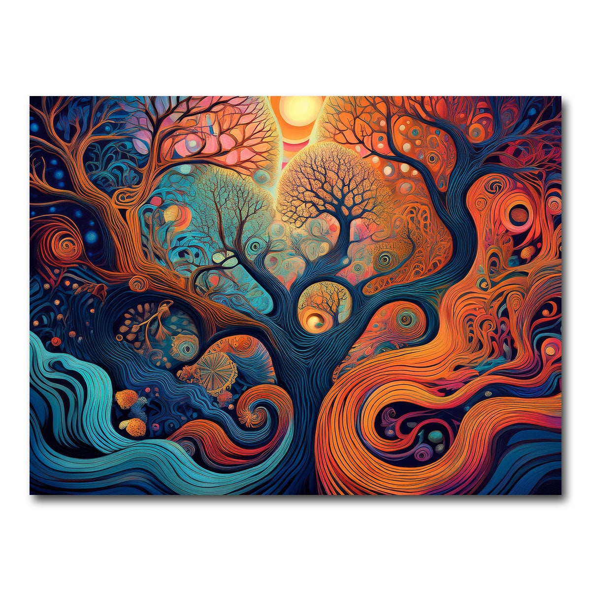 AUTO-MOCKUP WHITE | Mind Jungle | 1 Piece | Gallery Wrap Canvas | group=4x3