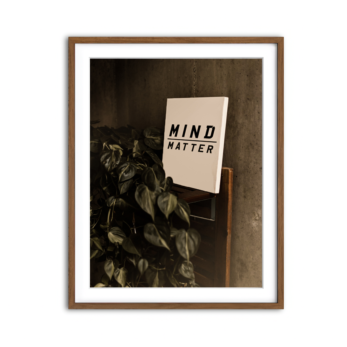 Framed Print 3x4 Walnut