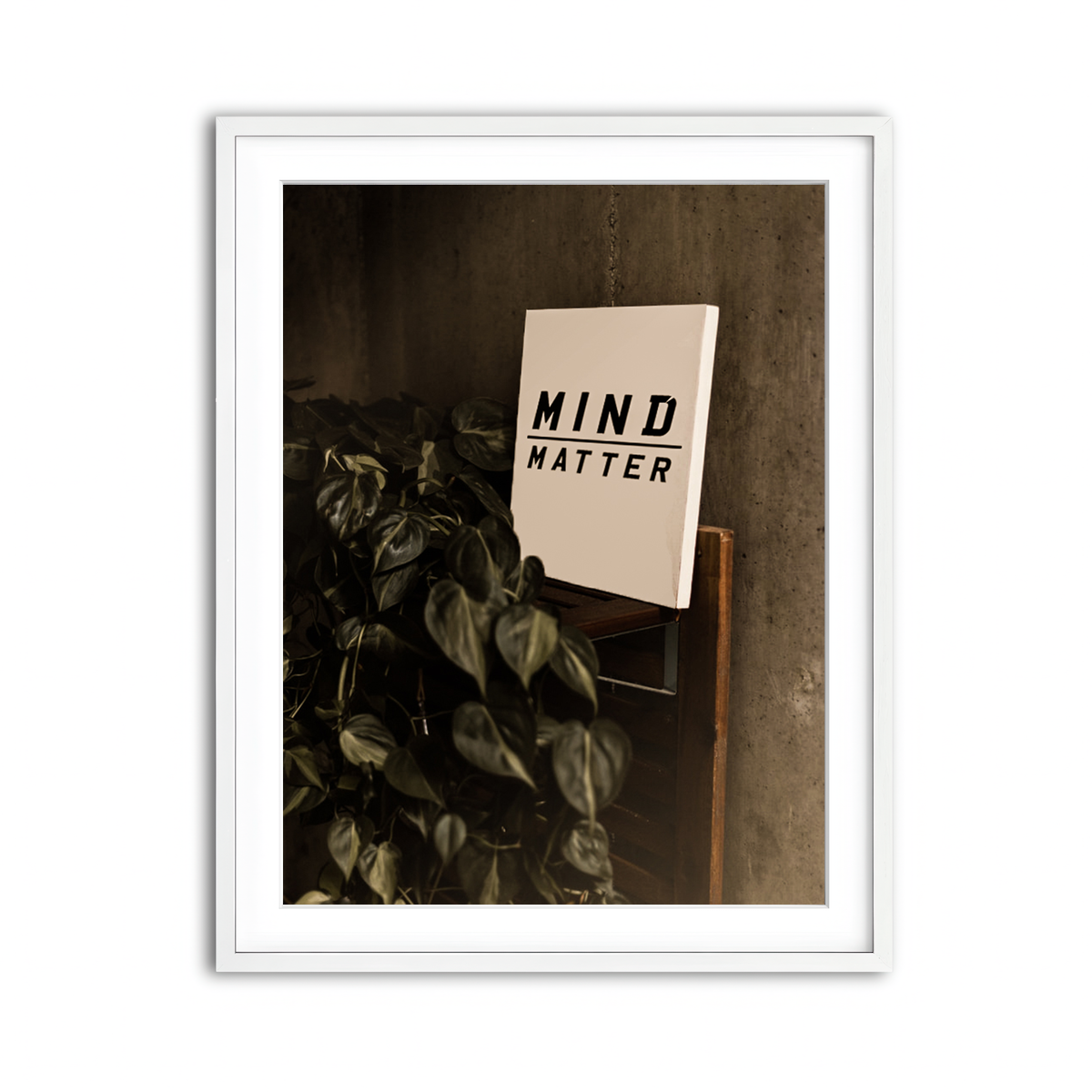 Framed Print 3x4 White