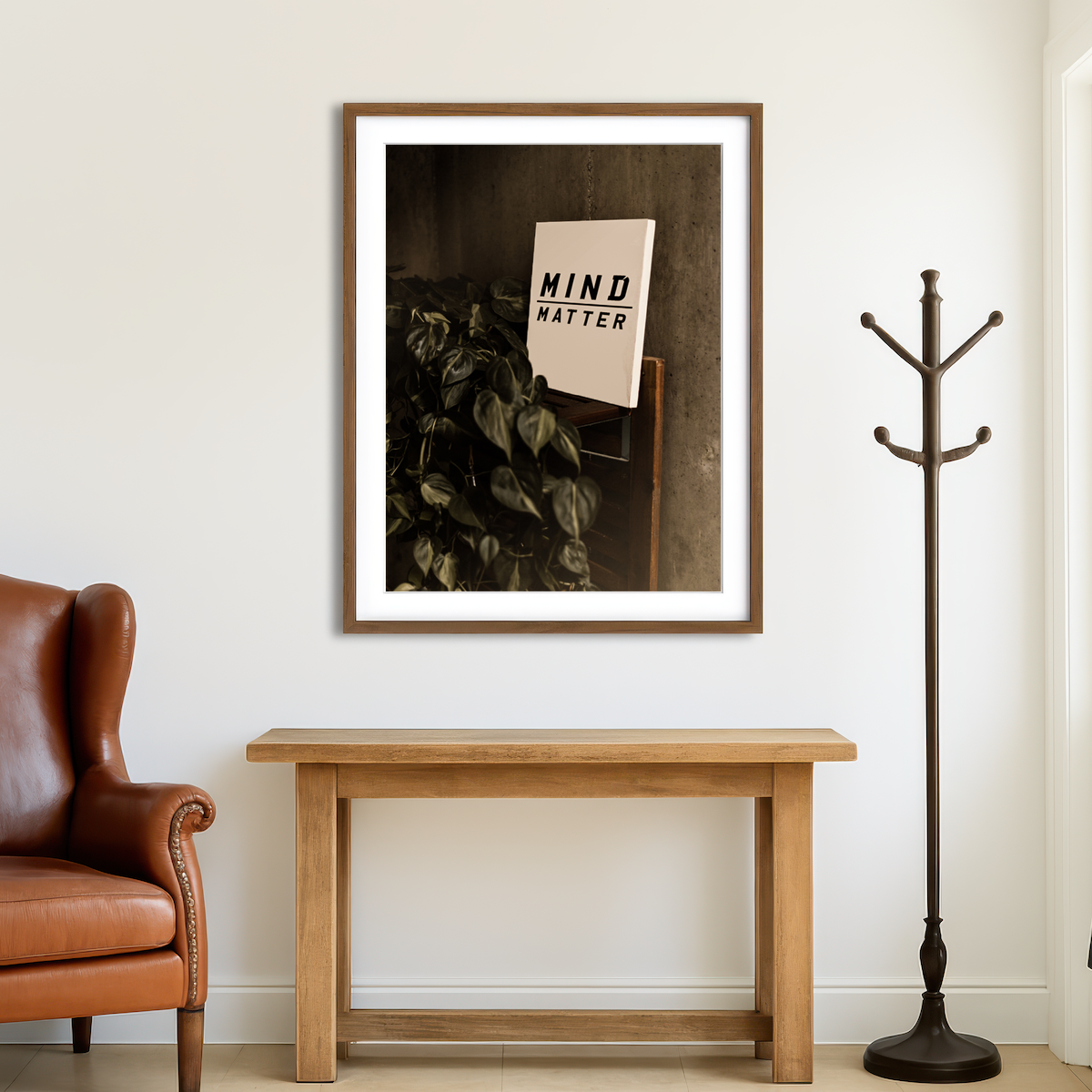 AUTO-MOCKUP ROOM | Mind Over Matter Wall Art