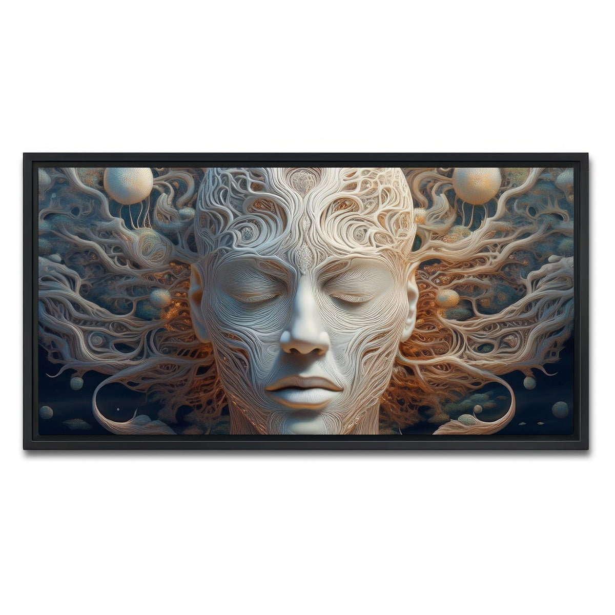 AUTO-MOCKUP WHITE | Mind Power | 1 Piece | Black Framed Canvas | group=2x1