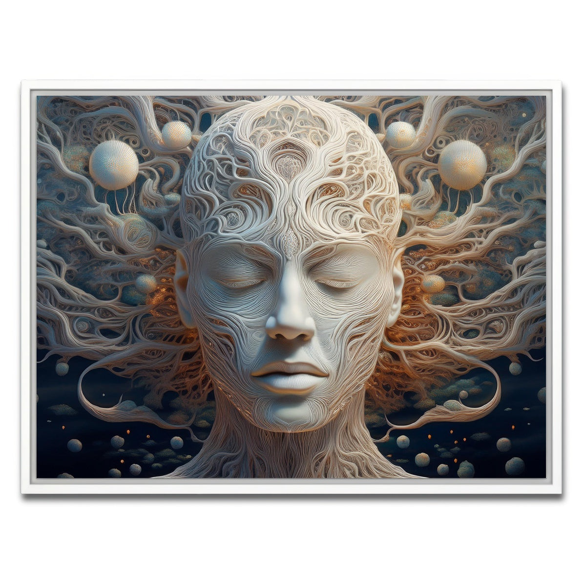 AUTO-MOCKUP WHITE | Mind Power | 1 Piece | White Framed Canvas | group=4x3