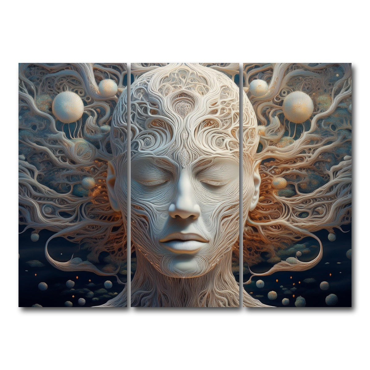 AUTO-MOCKUP WHITE | Mind Power | 3 Piece | Gallery Wrap Canvas | group=8x18