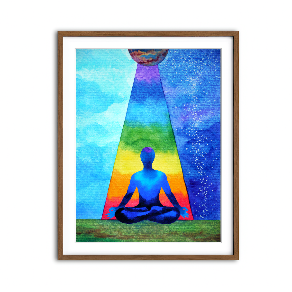 Framed Print 3x4 Walnut