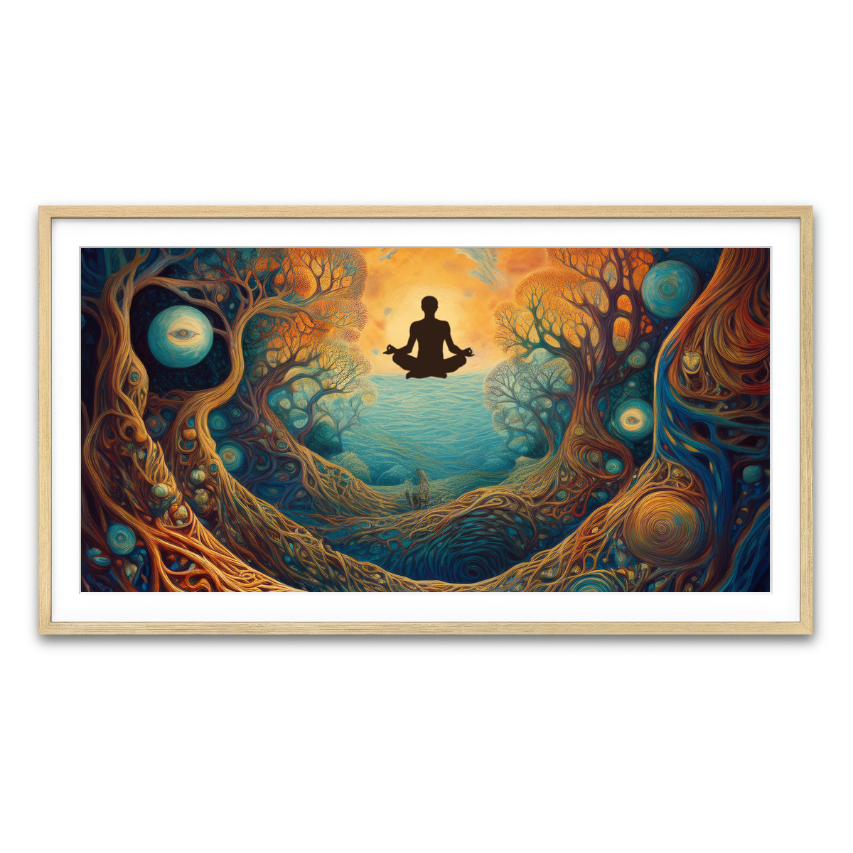 Framed Print 2x1 Natural