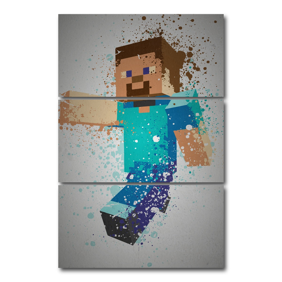 AUTO-MOCKUP WHITE | Mine | 3 Piece | Gallery Wrap Canvas | group=12x24_stacked