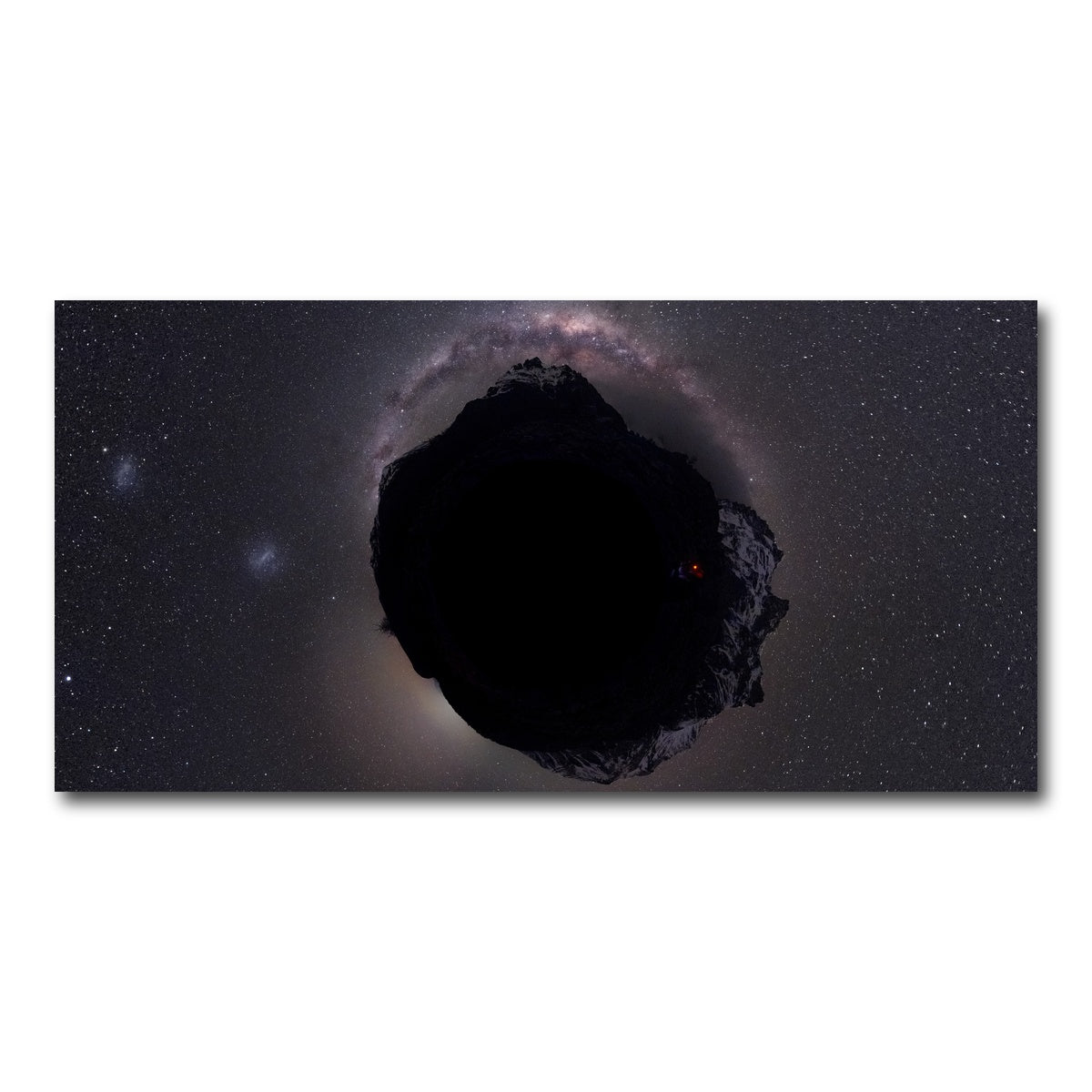 AUTO-MOCKUP WHITE | Mini Astro World | 1 Piece | Gallery Wrap Canvas | group=2x1