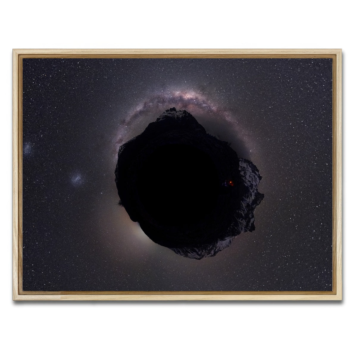 AUTO-MOCKUP WHITE | Mini Astro World | 1 Piece | Natural Framed Canvas | group=4x3