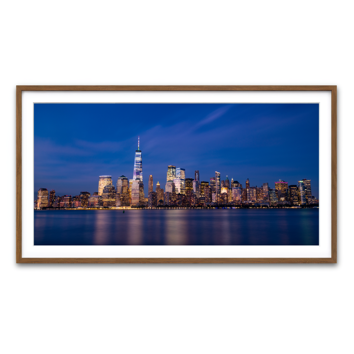 Framed Print 2x1 Walnut