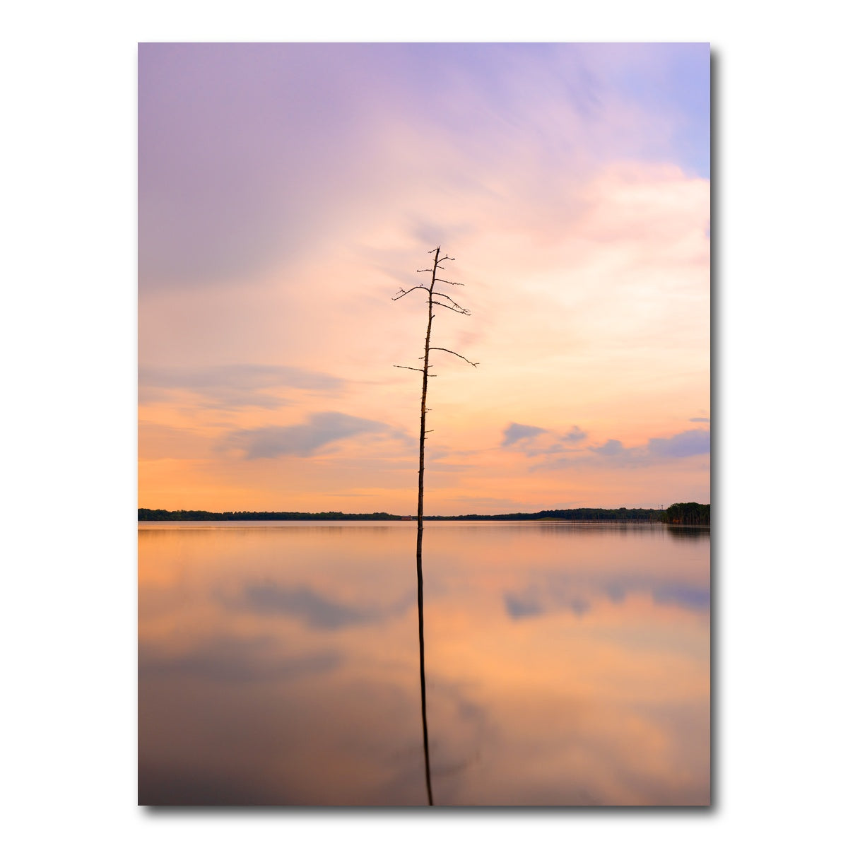 AUTO-MOCKUP WHITE | Minimal Mirror | 1 Piece | Gallery Wrap Canvas | group=3x4