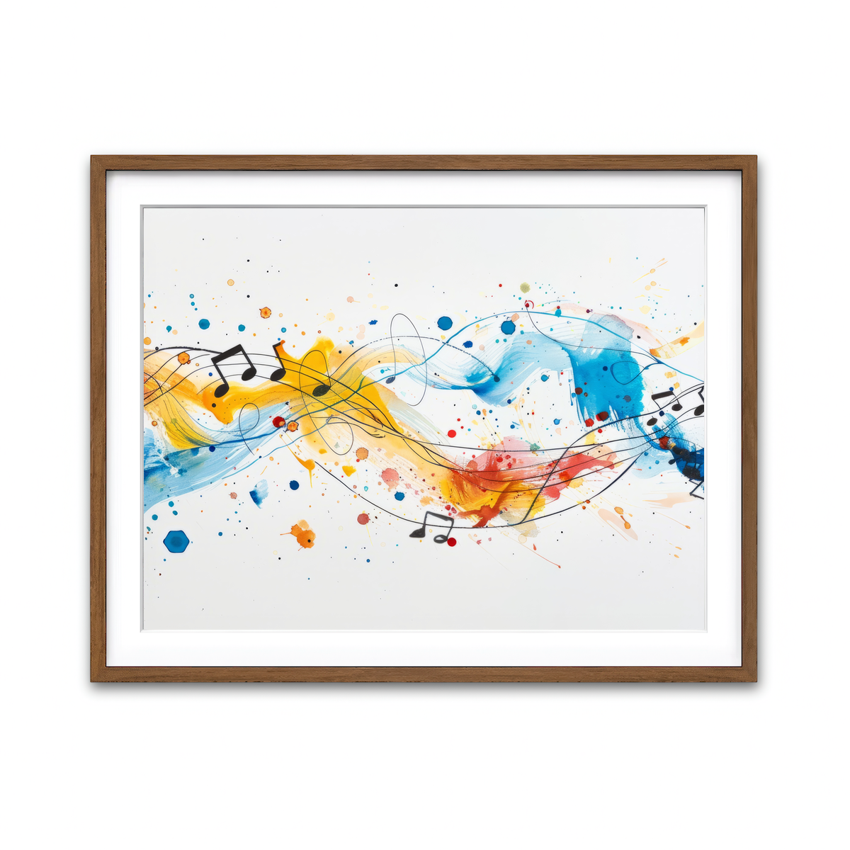 Framed Print 4x3 Walnut