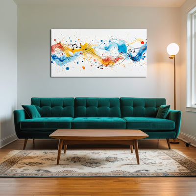 AUTO-MOCKUP ROOM | Minimalist Musical Notes