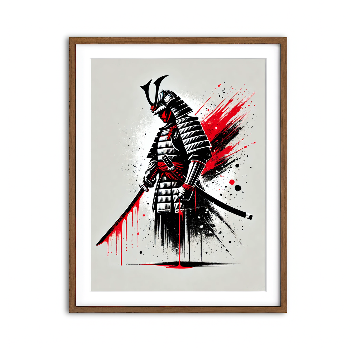 Framed Print 3x4 Walnut