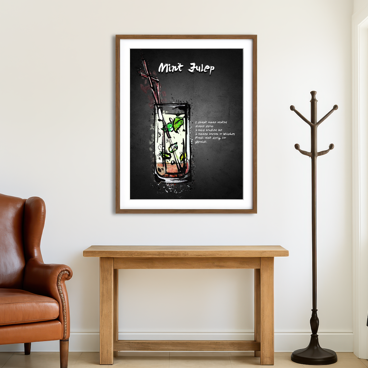 AUTO-MOCKUP ROOM | Mint Julep Wall Art