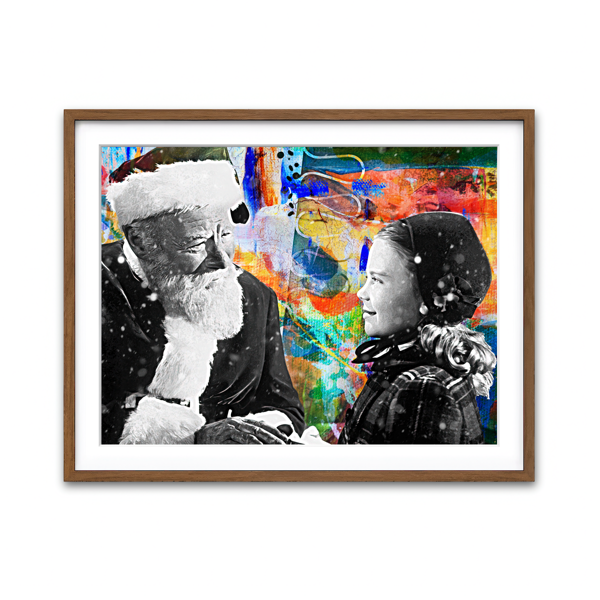 Framed Print 4x3 Walnut