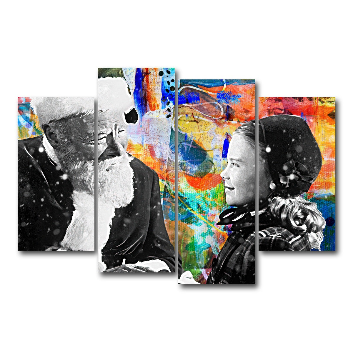 AUTO-MOCKUP WHITE | Miracle on 34th Street | 4 Piece | Gallery Wrap Canvas | group=4_short