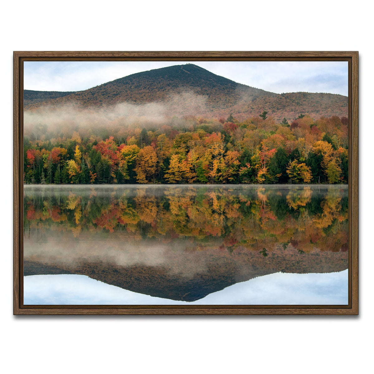AUTO-MOCKUP WHITE | Mirror Mirror | 1 Piece | Walnut Framed Canvas | group=4x3