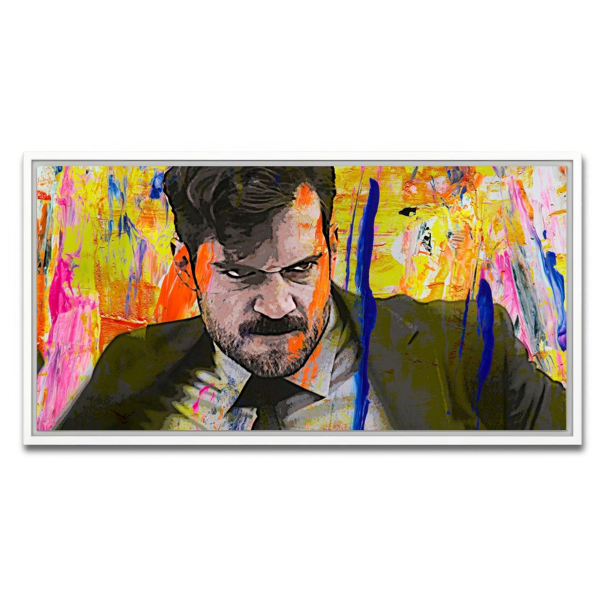 AUTO-MOCKUP WHITE | Mission Impossible Fallout - Cavill | 1 Piece | White Framed Canvas | group=2x1