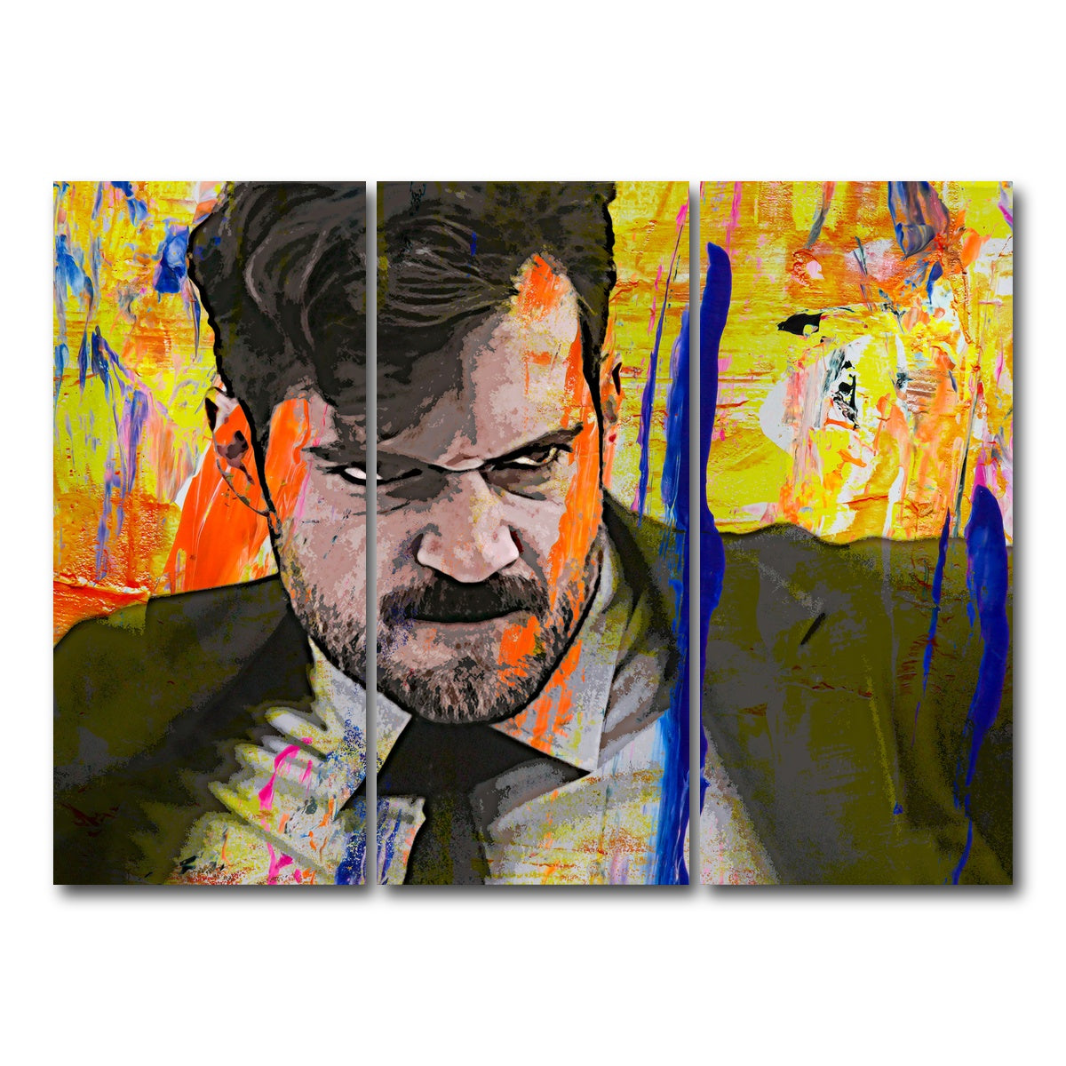 AUTO-MOCKUP WHITE | Mission Impossible Fallout - Cavill | 3 Piece | Gallery Wrap Canvas | group=8x18