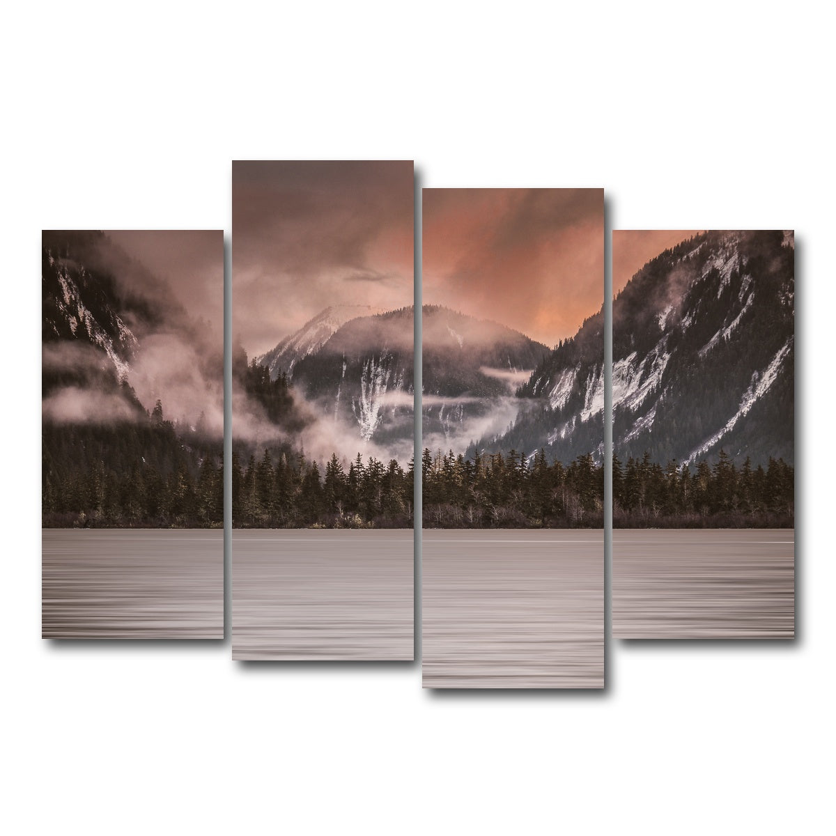 AUTO-MOCKUP WHITE | Mist Above the Waters | 4 Piece | Gallery Wrap Canvas | group=4_normal