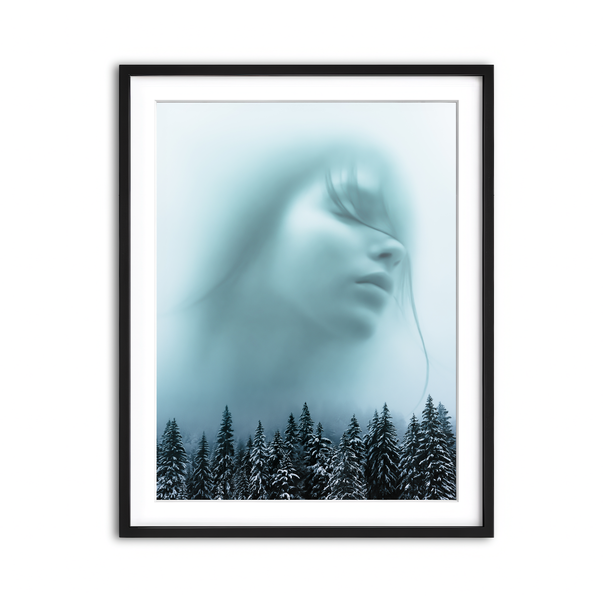 Framed Print 3x4 Black