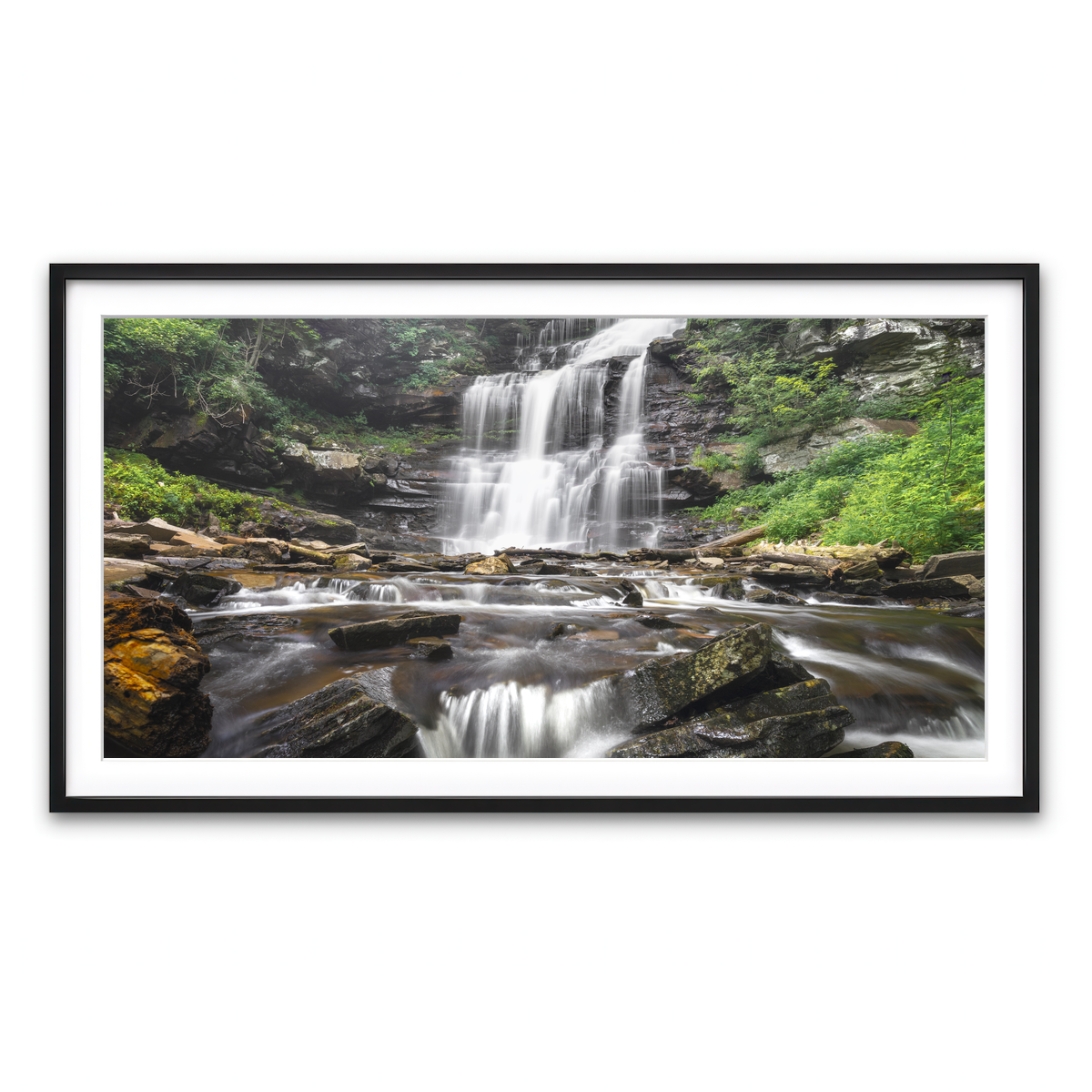 Framed Print 2x1 Black