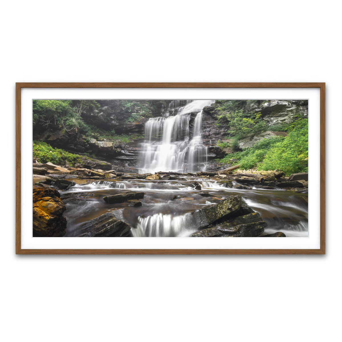 Framed Print 2x1 Walnut