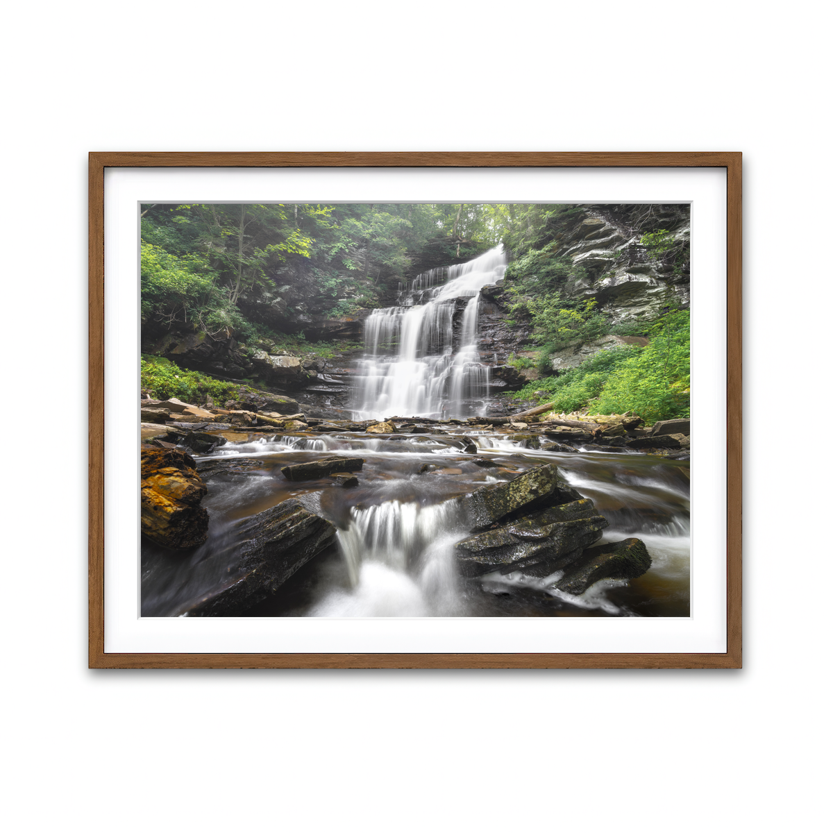 Framed Print 4x3 Walnut