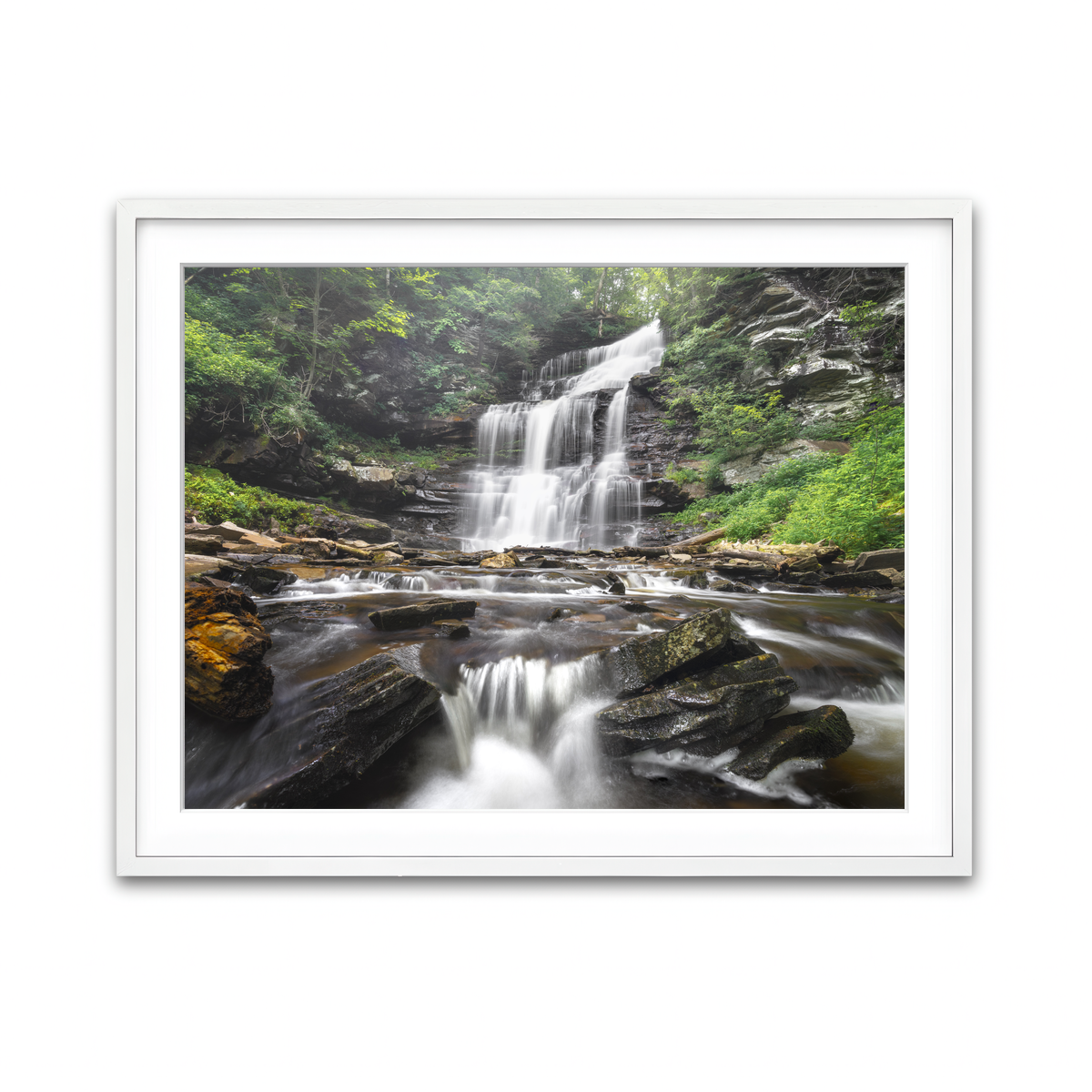 Framed Print 4x3 White
