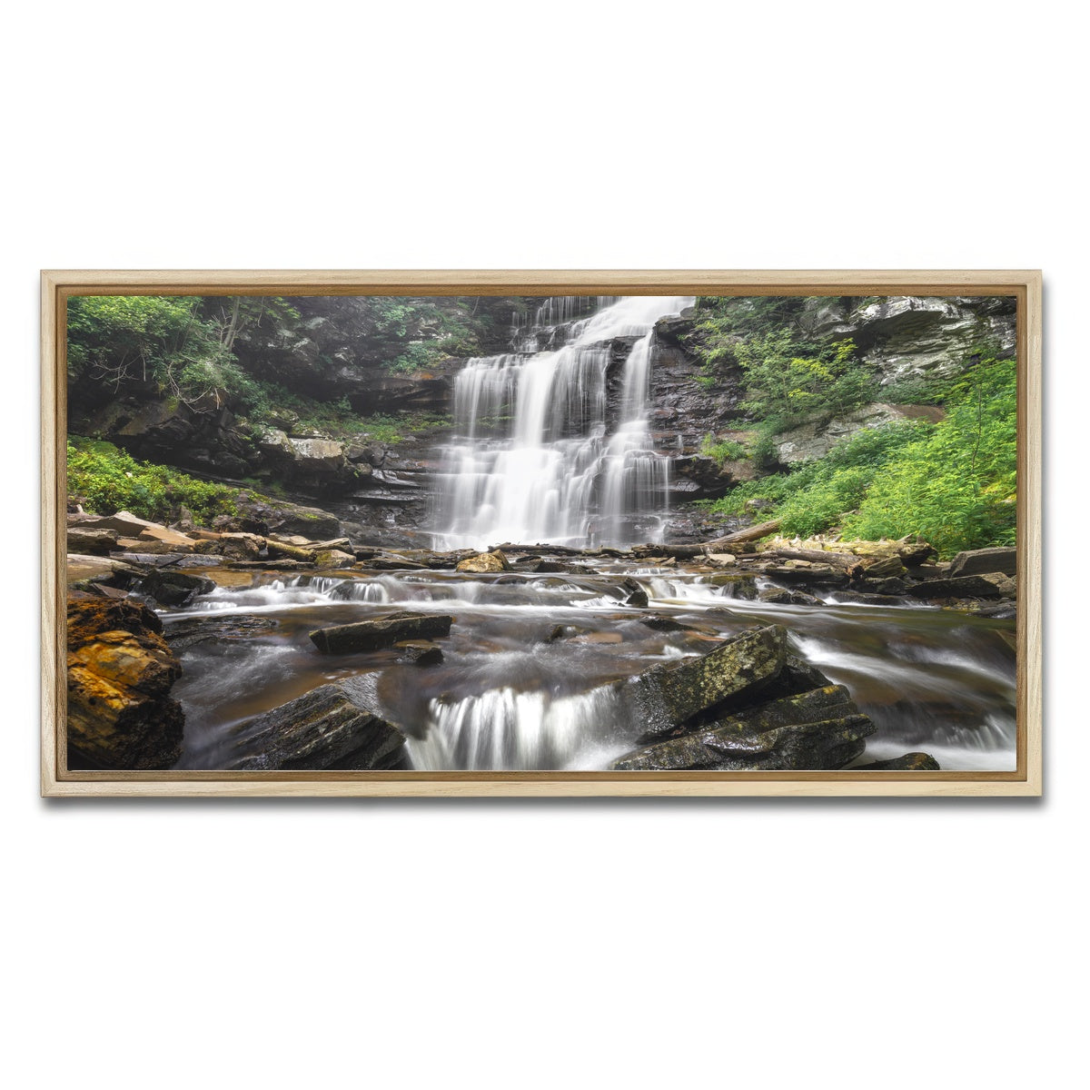 AUTO-MOCKUP WHITE | Misty Monster | 1 Piece | Natural Framed Canvas | group=2x1