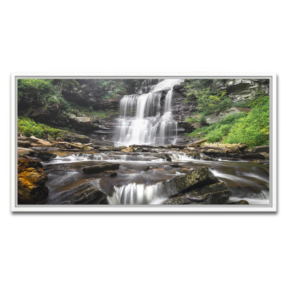 AUTO-MOCKUP WHITE | Misty Monster | 1 Piece | White Framed Canvas | group=2x1