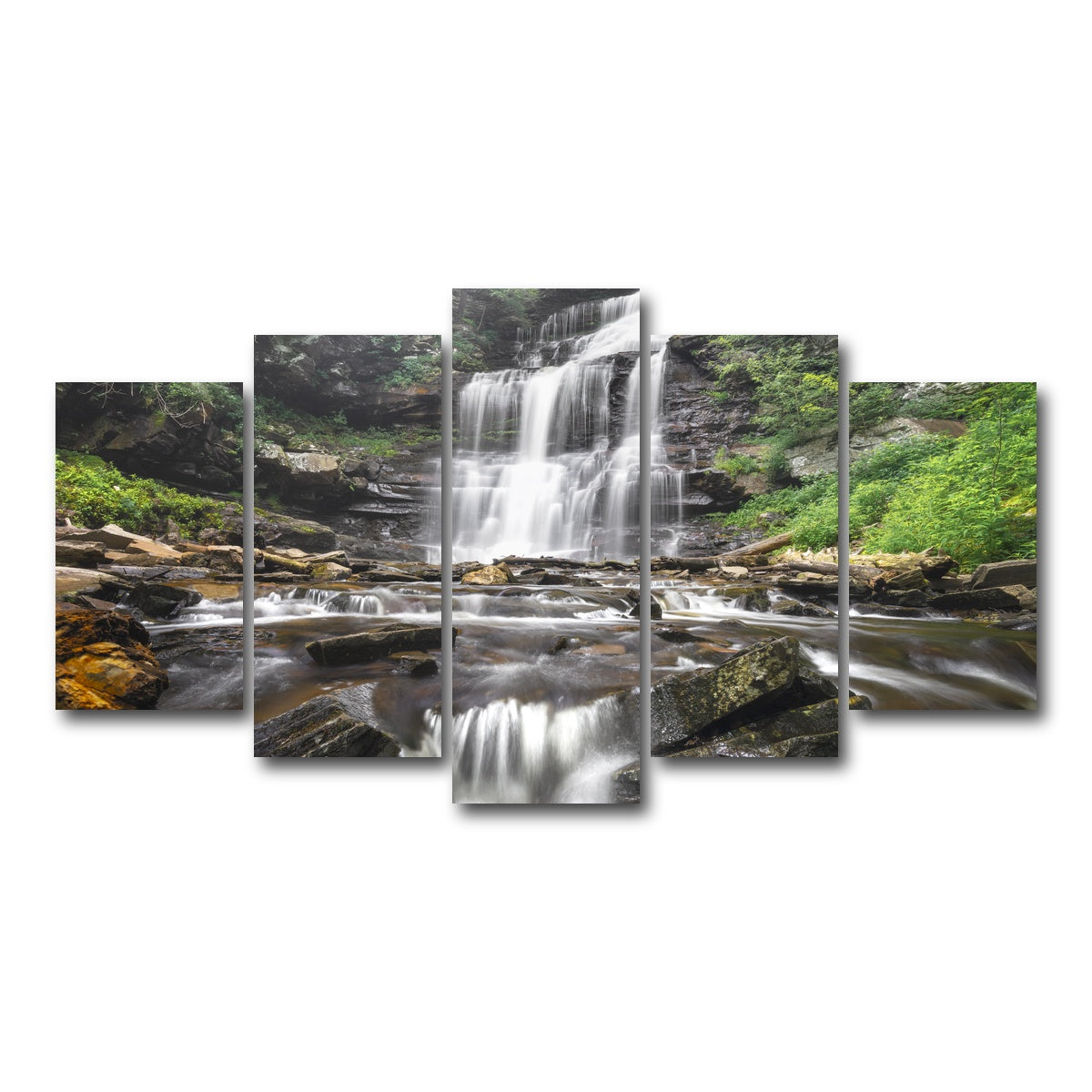 AUTO-MOCKUP WHITE | Misty Monster | 5 Piece | Gallery Wrap Canvas | group=5_normal