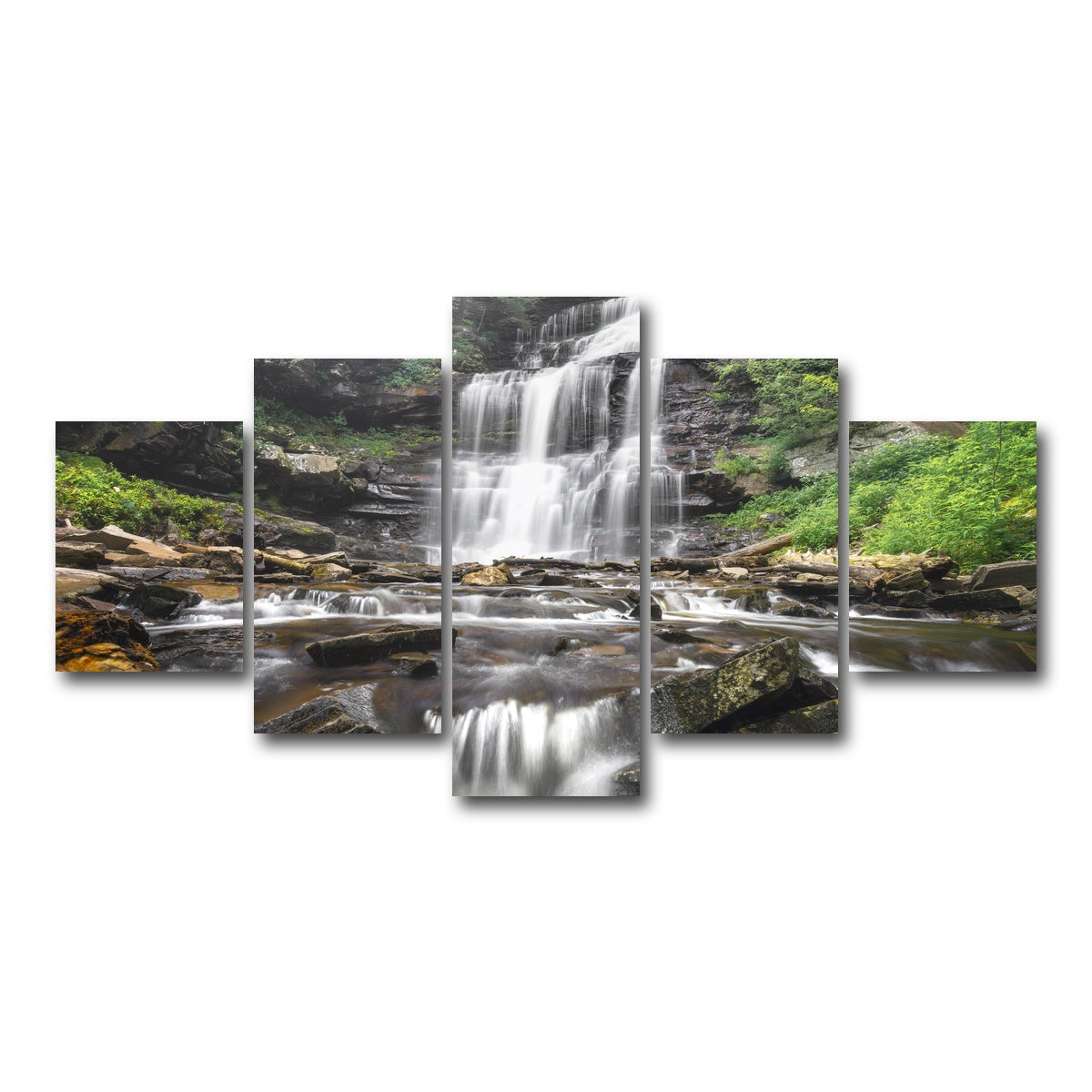 AUTO-MOCKUP WHITE | Misty Monster | 5 Piece | Gallery Wrap Canvas | group=5_short