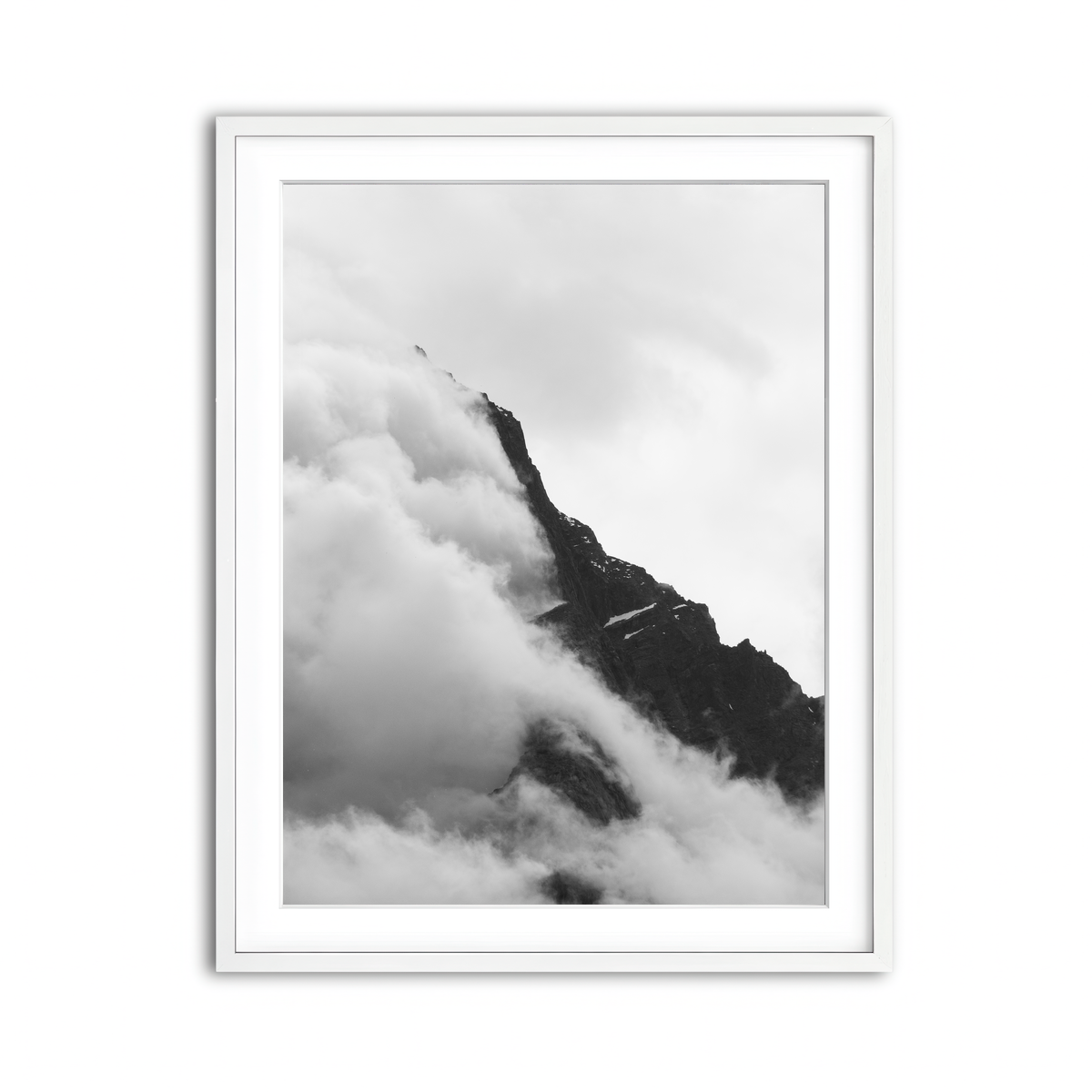 Framed Print 3x4 White