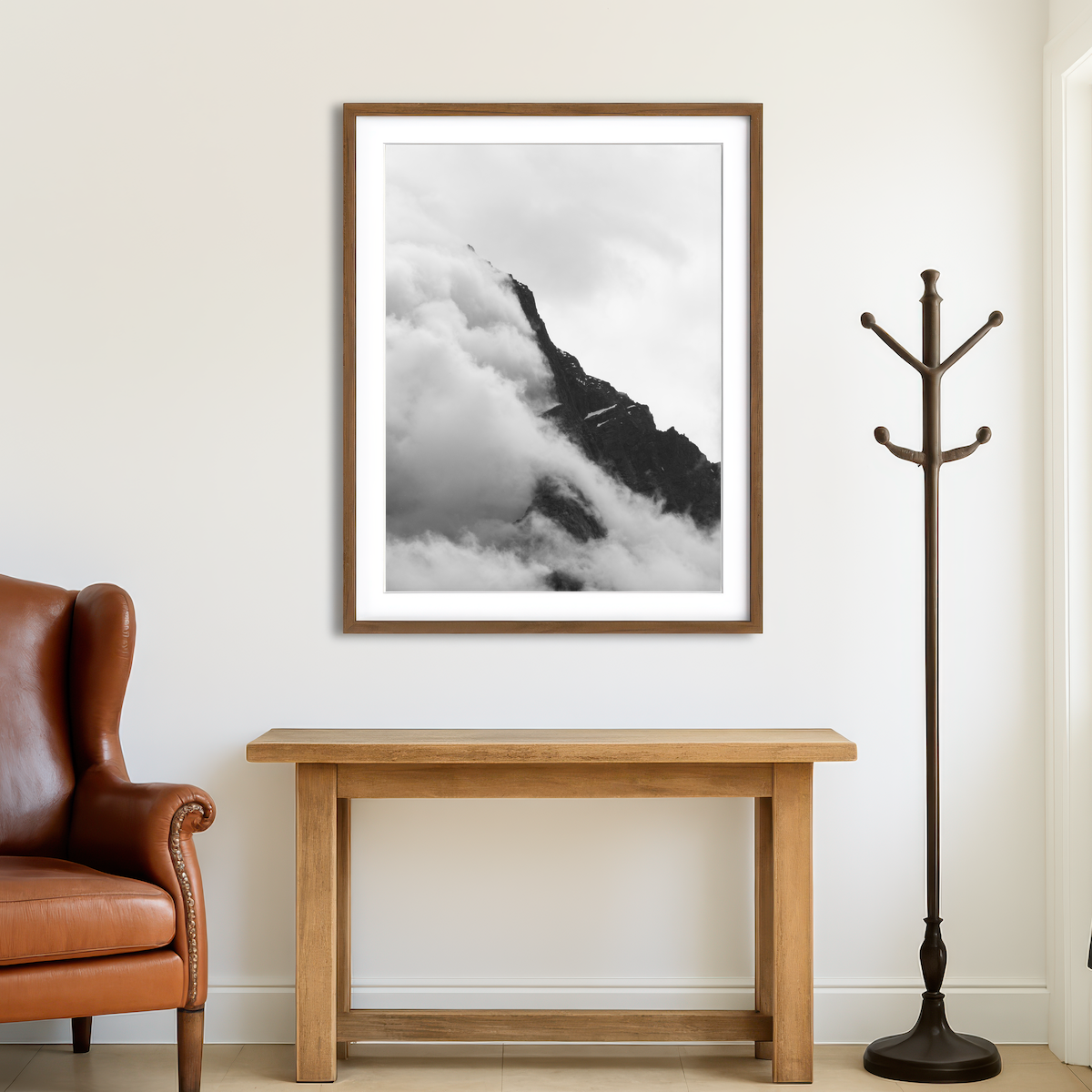 AUTO-MOCKUP ROOM | Misty Mountains Wall Art