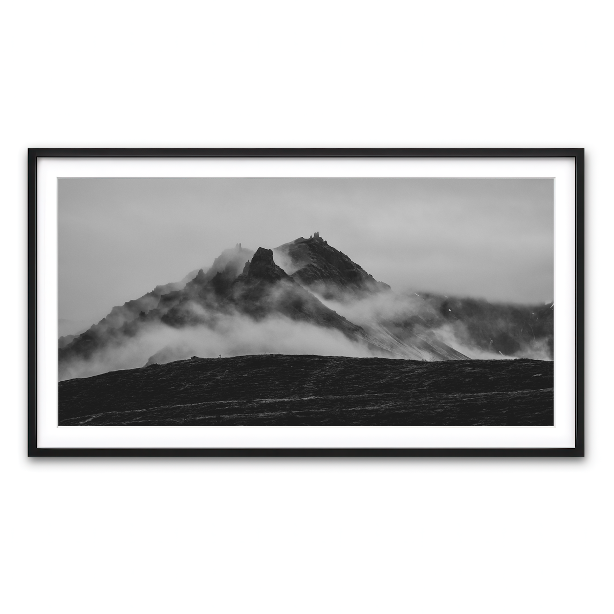 Framed Print 2x1 Black