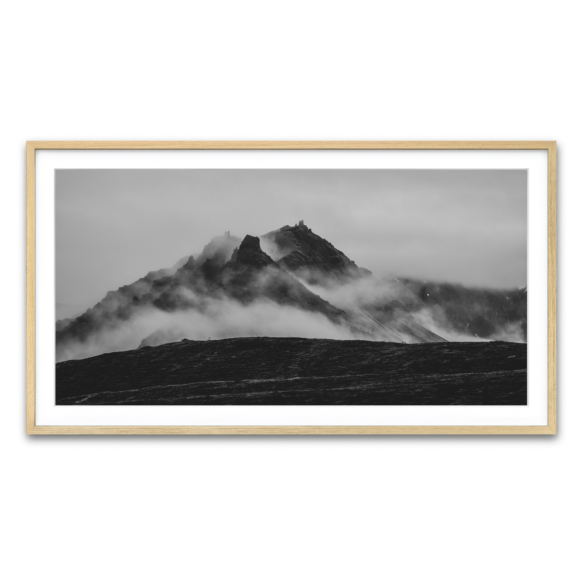 Framed Print 2x1 Natural