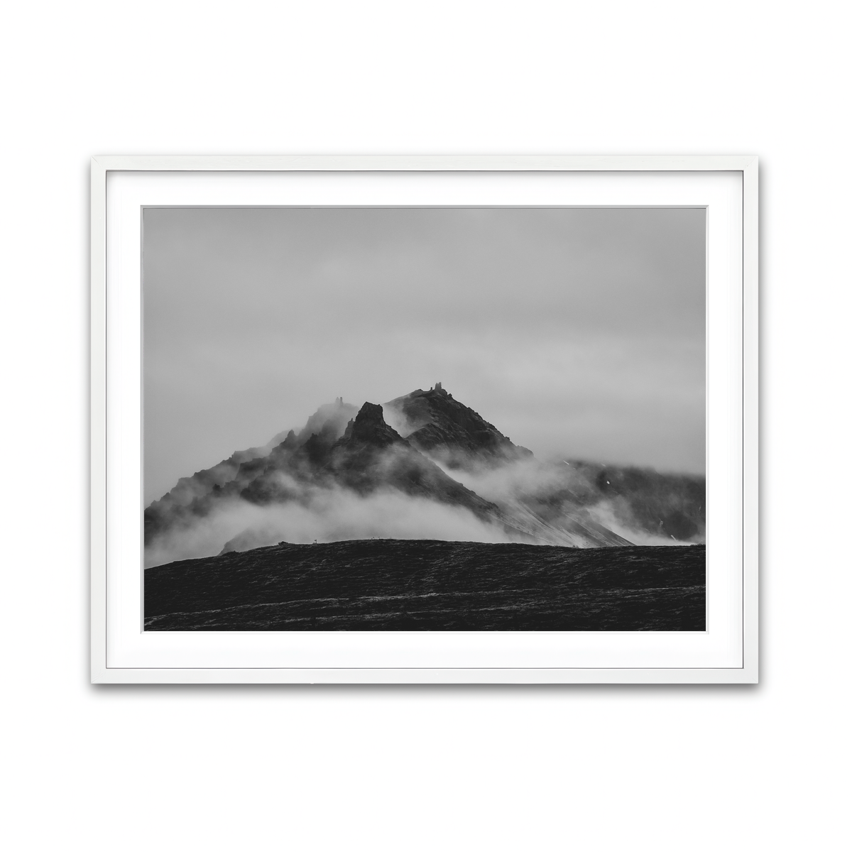Framed Print 4x3 White