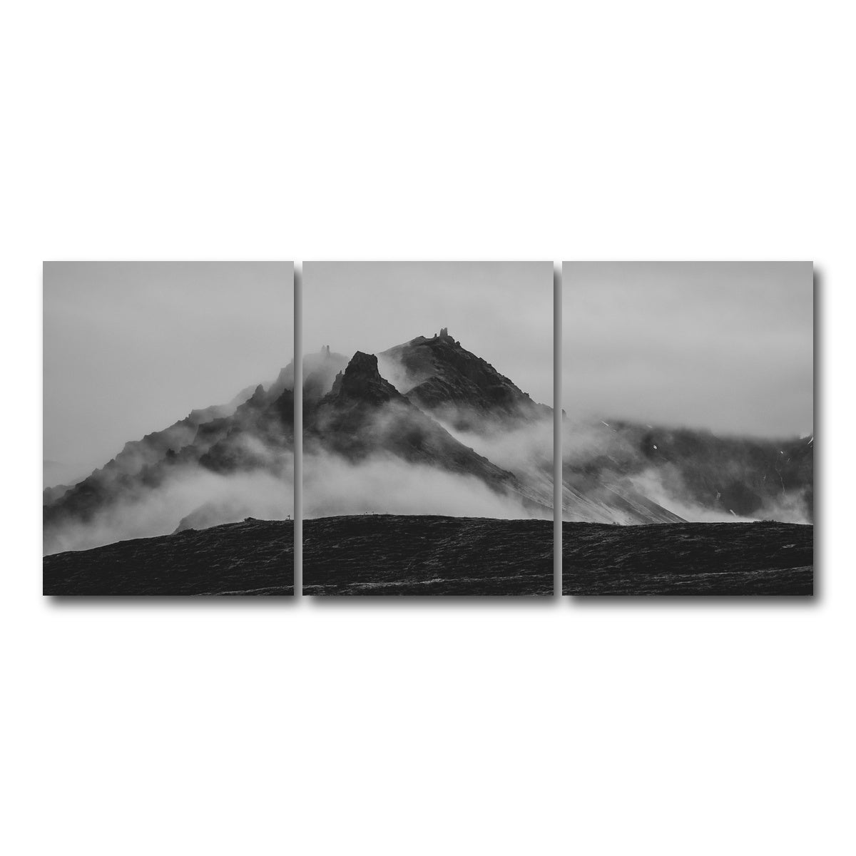 AUTO-MOCKUP WHITE | Misty Peaks | 3 Piece | Gallery Wrap Canvas | group=18x24
