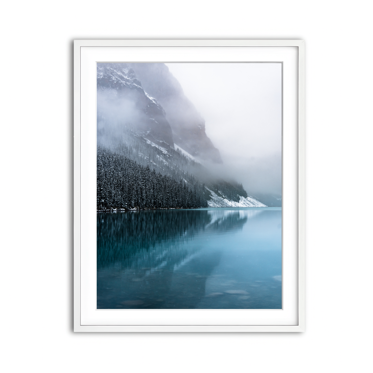 Framed Print 3x4 White