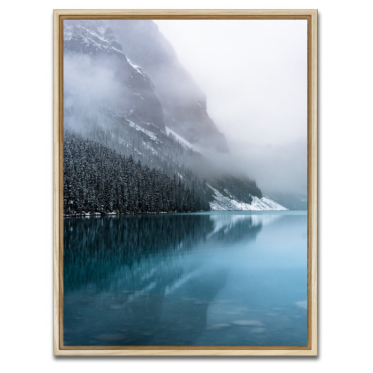 AUTO-MOCKUP WHITE | Misty Reflection | 1 Piece | Natural Framed Canvas | group=3x4