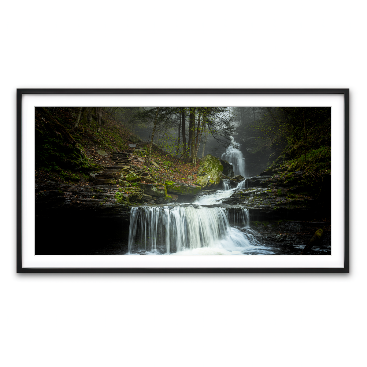 Framed Print 2x1 Black