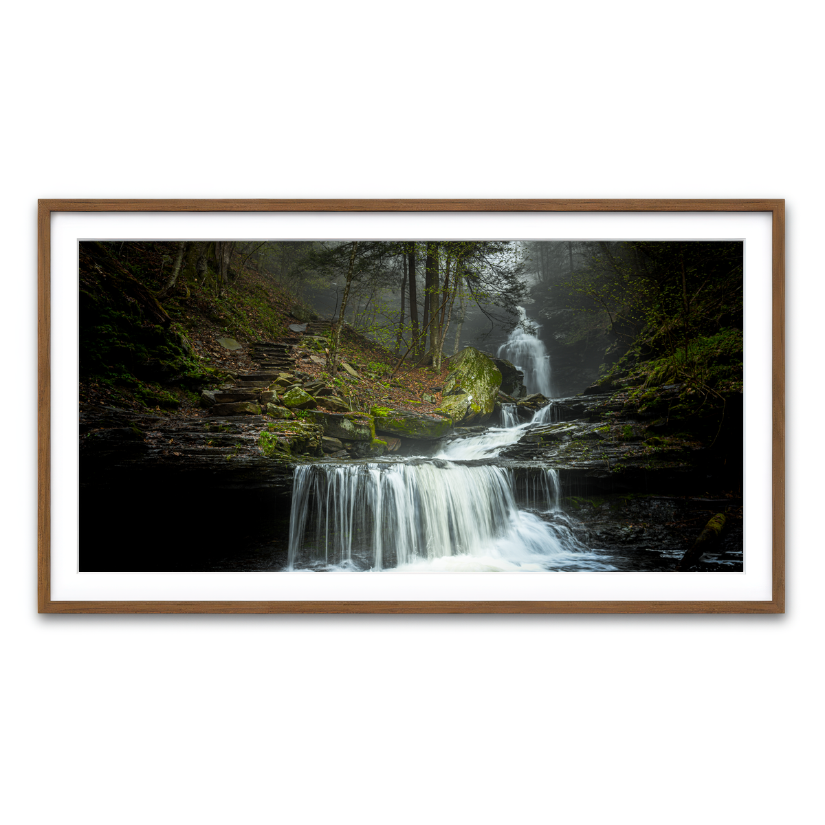 Framed Print 2x1 Walnut