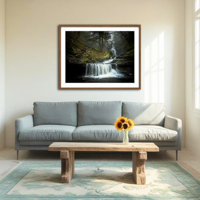AUTO-MOCKUP ROOM | Misty Steps Wall Art