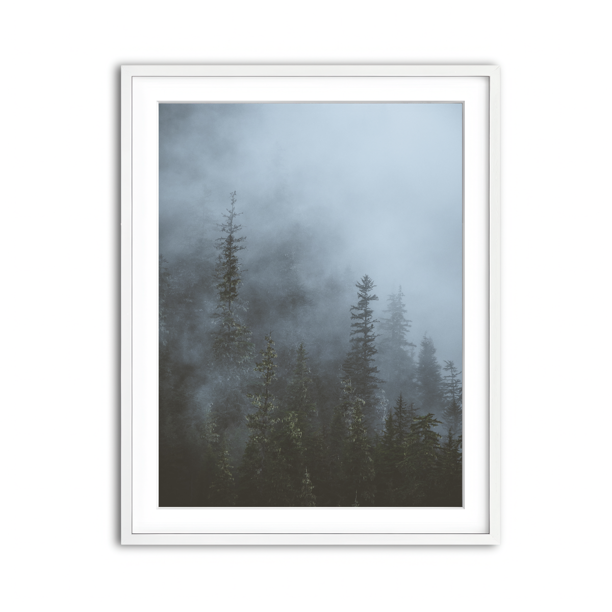 Framed Print 3x4 White